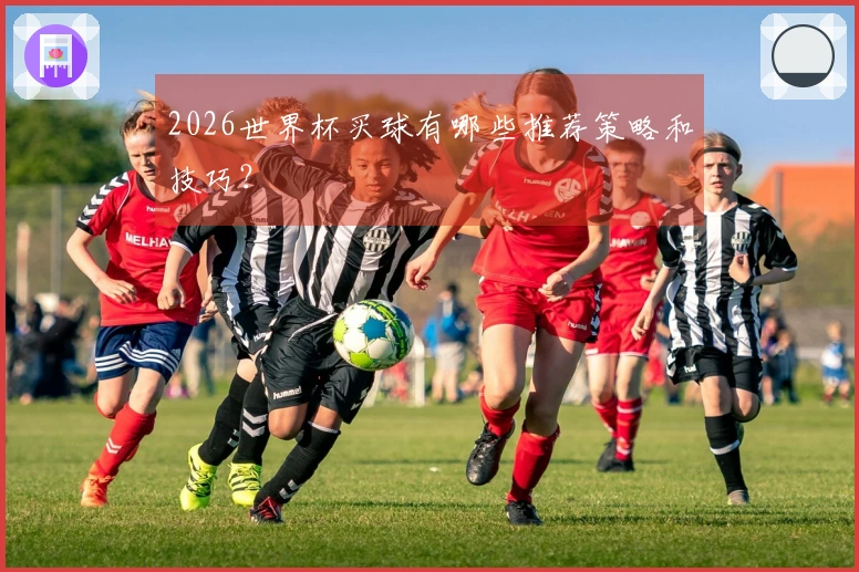 2026世界杯买球有哪些推荐策略和技巧？